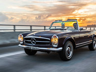 1965 Mercedez Benz 230 SL Maroon 113042-10-0101396